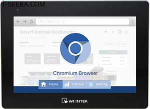 Веб-панель оператора 10.1" Weintek cMT3108XP(W) (серия cMT X Advanced)
