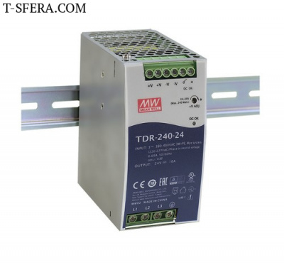 TDR-240-48 - источник питания AC-DC 48В 5А 240Вт 3-х фазный