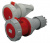 Розетка кабельная ESH-6353  IP67 (63A, 400V, 3P+N+PE)