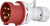 Вилка кабельная с реверсом фаз EVO-1653  IP44 (16A, 400V, 3P+N+PE)