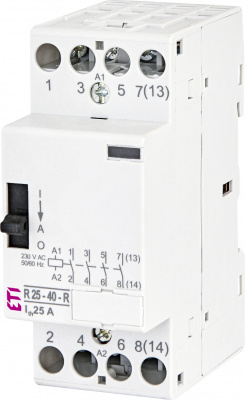 Контактор модульный R-R 25-40 230V AC (ручн.управл.)