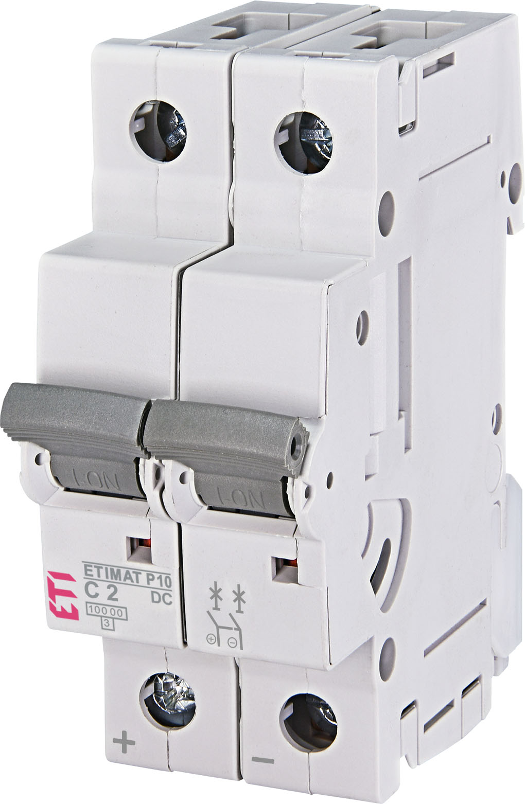 Авт. выключатель ETIMAT P10 DC 2p C 2A (10 kA)
