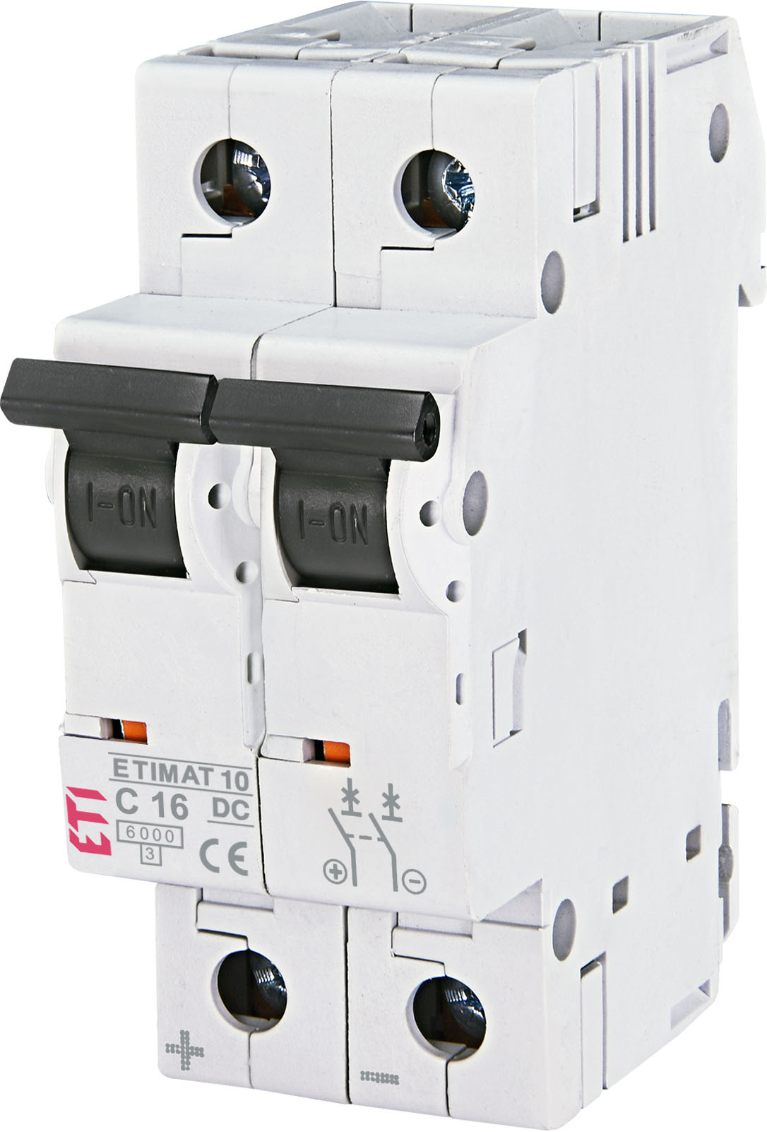 Авт.выключатель  ETIMAT 10  DC 2p C 16A (6 kA)