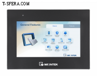 Панель оператора 7" Weintek cMT3072XHTL (Алюминий, Высокая яркость 1000 кд/м²)