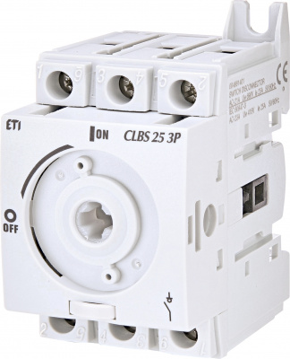Выключатель нагрузки CLBS 25 3P (без рукоятки, 25A, "1-0")