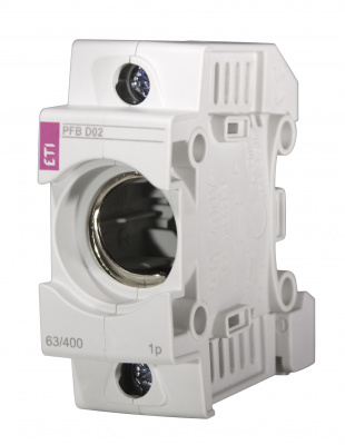 Держатель предохранителя PFB D02 1p (63А, E18)