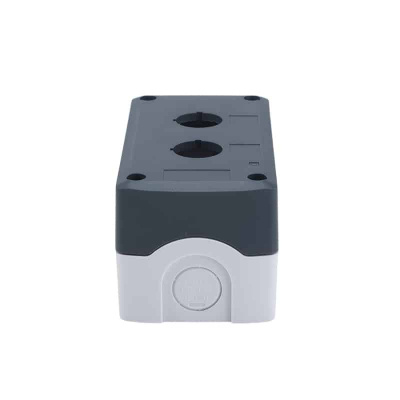 Корпус поста кнопочного КП-102, серый/черный, 2 пост,а IP65