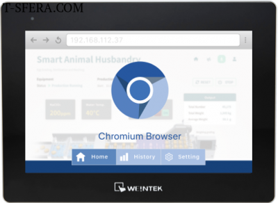 Веб-панель оператора 10.1" Weintek cMT3108XP(W) (серия cMT X Advanced)