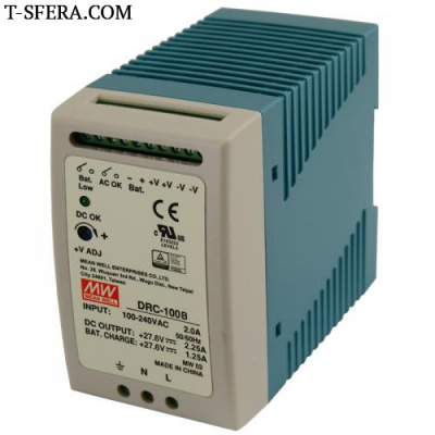 DRC-100A — источник питания AC-DC с функцией UPS 13.8В 100Вт