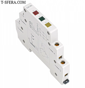 Индикатор модульный , К-Ж-З, 230VAC 