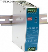 NDR-120-24 Блок питания на DIN-рейку 24В 5А 120Вт