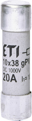 Предохранитель CH 10x38  gPV 20A 1000V (10kA)