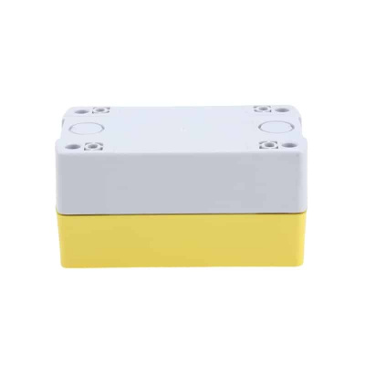 Корпус поста кнопочного КП-102, желтый/черный, 2 поста, IP65
