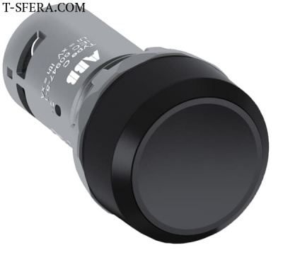Кнопка CP1-10B-10, черная, 1NO