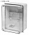 Коробка распределительная, 118x158x80mm, прозрачная крышка, IP55