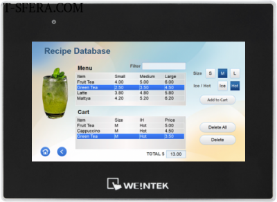 Панель оператора 7" Weintek cMT3072XH2 (серия cMT X Advanced)