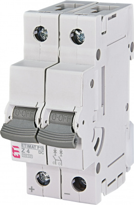 Авт. выключатель ETIMAT P10 DC 2p Z 4A (10 kA)
