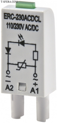 Модуль защиты/индикации ERC-230ACDCL (Uc= 110...230V AC/DC)