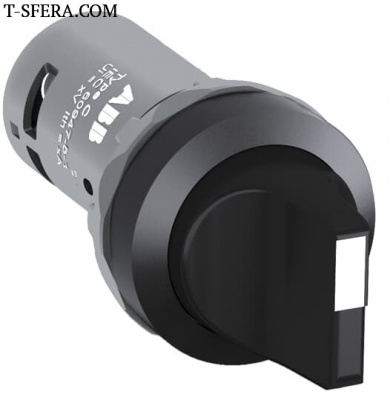 Переключатель C3SS1-10B-20, 3-х позиц., 2NО с фиксацией, IP66