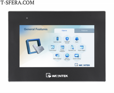 Панель оператора 7" Weintek cMT3072XHT (алюминиевый корпус, серия cMT X Advanced)