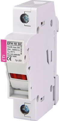Держатель EFH 10 1P-LED 25A 1000V DC (с адаптером)