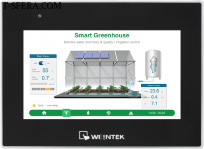 Панель оператора 7" Weintek cMT3072XP (серия cMT X Advanced, емкостный сенсор)