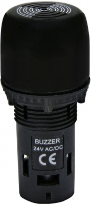 Зуммер EBUZ-024C (24V AC/DC, чёрный)