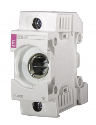Держатель предохранителя PFB D01 1p (16А, E14)