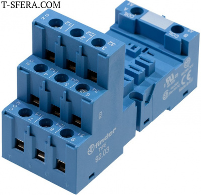 9203SMA Розетка для реле 62.31, 62.32, 62.33