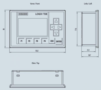 LOGO! TD, текстовы дисплей